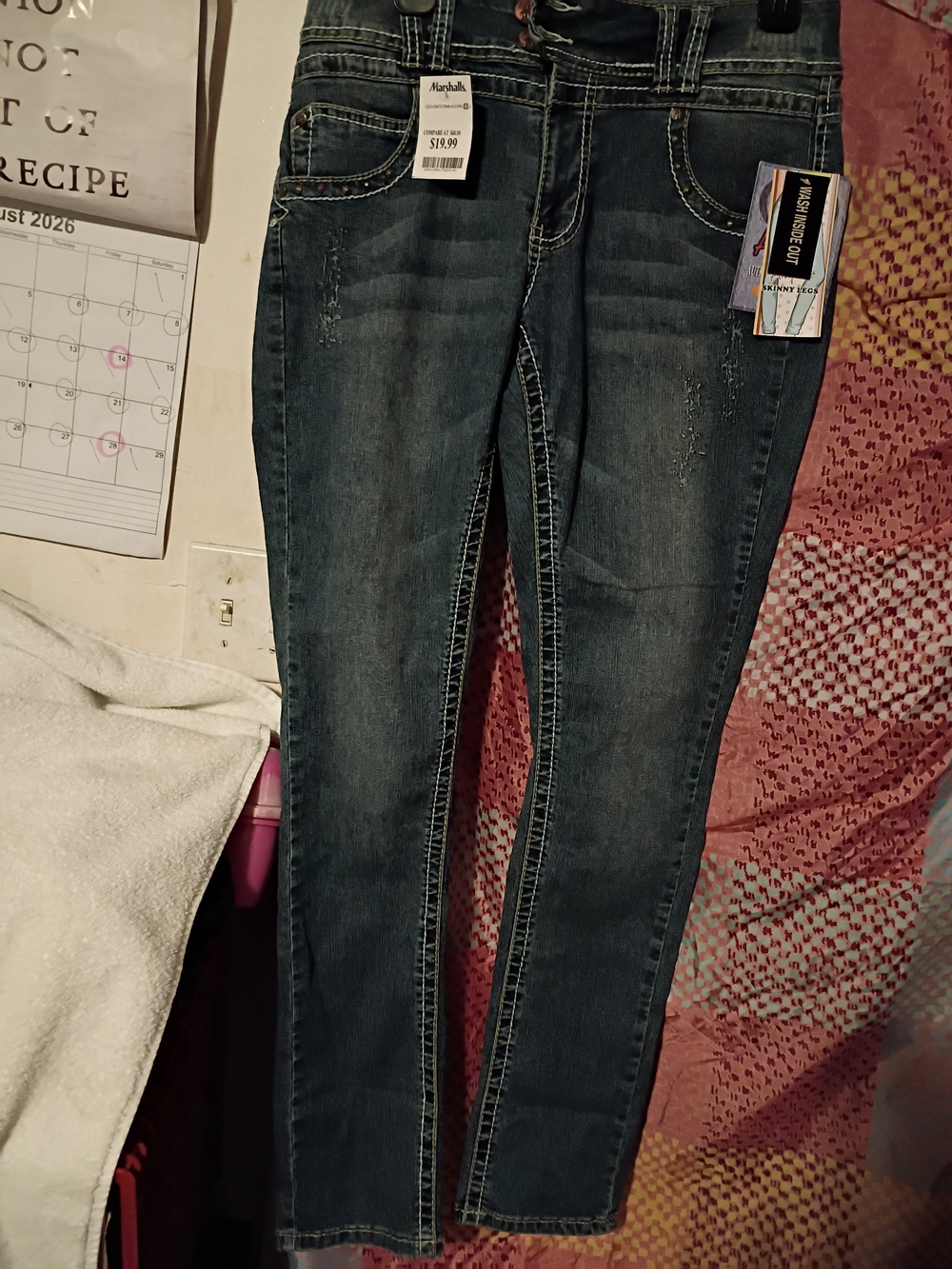 Angels Jeans Dark Blue Slim Ankle Jeans